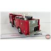 Image 4 : FUNRISE : Toy Plastic Ladder Firetruck (1992) (Not Tested : No Batteries) (6"H x 4-1/2"W x 14"L)