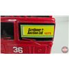Image 9 : FUNRISE : Toy Plastic Ladder Firetruck (1992) (Not Tested : No Batteries) (6"H x 4-1/2"W x 14"L)