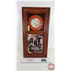Image 1 : FIRE DEPT Decorative Wall Clock (Batt Op) : A Timeless Tradition of Bravery Heirloom Porcelain  (20-