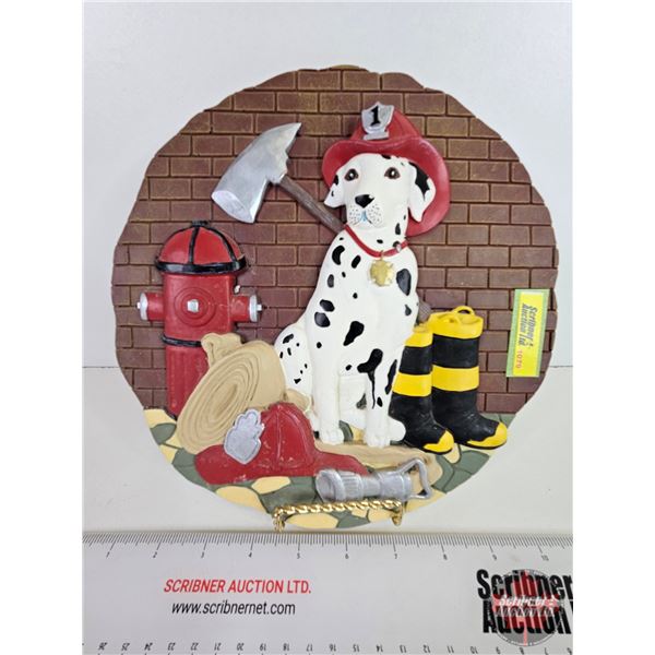 Firehouse Dalmatian Stepping Stone (9-1/2"Dia)