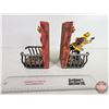 Image 5 : Fire Rescue Resin Book Ends (2) (7"H)