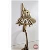 Image 2 : Brass Bell - Wall Mount - Fireman's Helmet (Bell 3"Dia)