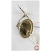 Image 3 : Brass Bell - Wall Mount - Fireman's Helmet (Bell 3"Dia)