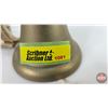 Image 4 : Brass Bell - Wall Mount - Fireman's Helmet (Bell 3"Dia)