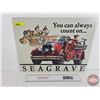 Image 1 : Single Side Tin Sign - Modern : You can always count on …. SEAGRAVE (12-1/2" x 16")