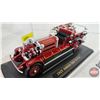 Image 3 : Signature Series : Diecast Firetruck Model "1925 AHRENS-FOX N-S-4" (In Case) (Scale 1:43) (Case Meas