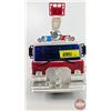 Image 4 : Toy Plastic Firetruck (c/w Remote : Not Tested) (9"H x 6"W x 21"L)