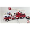 Image 7 : Toy Plastic Firetruck (c/w Remote : Not Tested) (9"H x 6"W x 21"L)