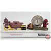 Image 1 : Firefight Collector Combo (2): Desk Clock (Batt Op) & Business Card Holder