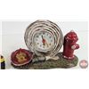 Image 3 : Firefight Collector Combo (2): Desk Clock (Batt Op) & Business Card Holder