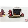 Image 4 : Firefight Collector Combo (2): Desk Clock (Batt Op) & Business Card Holder