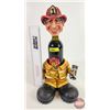 Image 2 : Firefighter Wine Bottle Holder with Bottle of Fireman's Red Wine (2011)