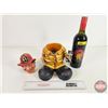 Image 3 : Firefighter Wine Bottle Holder with Bottle of Fireman's Red Wine (2011)