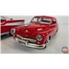 Image 2 : Fire Chief Toy Cars (2) (Diecast Models) (Scale 1:24) - '57 Chev - '49 Merc