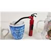 Image 11 : Fireman's Collector Combo : Incl. Avon Cologne; Cups; Hot Sauce (Unopened); Buckle; Novelty Lighter;