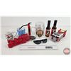 Image 1 : Fireman's Collector Combo : Incl. Avon Cologne; Cups; Hot Sauce (Unopened); Buckle; Novelty Lighter;