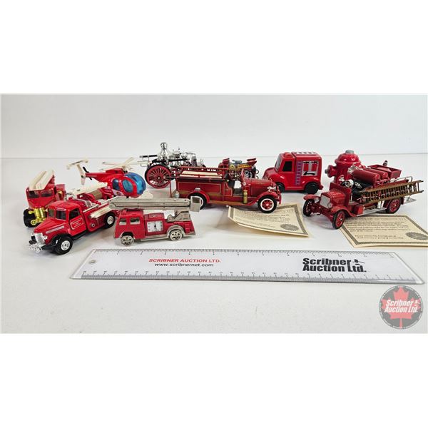 Fireman's Collector Combo : Décor / Toys / Ornamental (2 with COA's from National Motor Museum Mint)