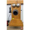 Image 1 : Antique Wood Box Telephone : Northern Electric Company (Ringer Working) (20-1/2"H x 13"W x 12-1/2"D)