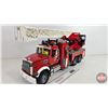 Image 1 : Firetruck Toy : BRUDER : Mack Truck (11"H x 7-1/2"W x 24"L)