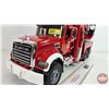 Image 2 : Firetruck Toy : BRUDER : Mack Truck (11"H x 7-1/2"W x 24"L)