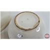 Image 5 : Stoneware Mixing Bowls (4) (Largest 13-1/4"Dia x 6-3/4"H)