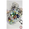 Image 2 : Marble Collection (3 Jars Full) (Variety) (Tallest Jar : 5-3/4"H)