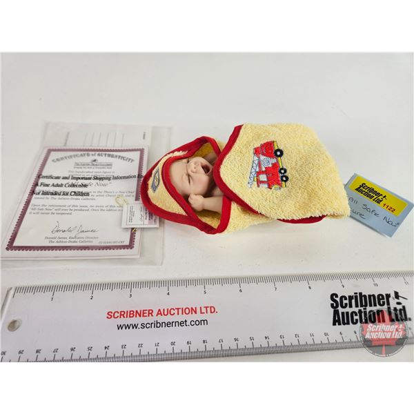 Ashton-Drake Galleries "All Safe Now" Baby Doll (with COA)