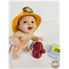 Image 2 : Ashton-Drake Galleries "Flush the Hydrant" Baby Doll (with COA)