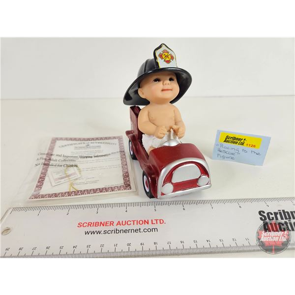 Ashton-Drake Galleries "Racing to the Rescue" Baby Doll (with COA)