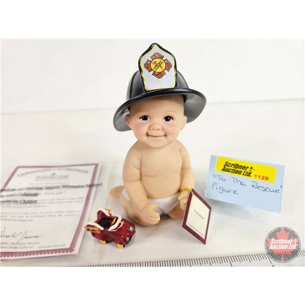 Ashton-Drake Galleries "To the Rescue" Baby Doll (with COA)
