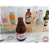 Image 6 : Collector Combo: Crib Board; Vintage Bottles; RCMP Drink Glass; Golf Club Bottle Opener; Bottle Cap