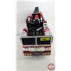 Image 2 : FUNRISE : Large Toy Plastic Ladder Firetruck (2020) (Sound Effects & Lights Working)  (10-1/2"H x 7"