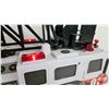 Image 4 : FUNRISE : Large Toy Plastic Ladder Firetruck (2020) (Sound Effects & Lights Working)  (10-1/2"H x 7"