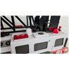 Image 5 : FUNRISE : Large Toy Plastic Ladder Firetruck (2020) (Sound Effects & Lights Working)  (10-1/2"H x 7"