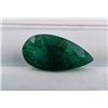 Image 1 : 6.52 ct Certified Zambian Emerald Gemstone : Pear ($9,600 Appraisal) (Inv #SR003)