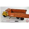 Image 6 : Pressed Steel Toy Dump Truck : LINCOLN (6-1/4"H x 7"W x 19"L)