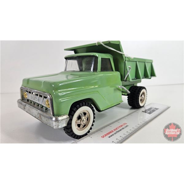 Pressed Steel Toy Dump Truck : TONKA (6-1/4"H x 6-1/4"W x 13-1/2"L)