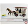Image 4 : Wind Up Tin Toy : MARX (Horse & Wagon) (Total Measures: 4-1/2"H x 4-1/4"W x 10"L)