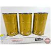 Image 3 : Shell Oil Quart Cans (3): AEROSHELL 65 (All FULL!) (6-1/2"H x 4"Dia)