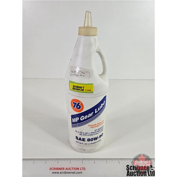 MP Gear Lube "76" Plastic Jug (Quart) (Partial Full) (11"H
