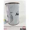 Image 4 : Shell Oil One Litre Can: AEROSHELL Oil W (FULL!) (6"H x 4"Dia)