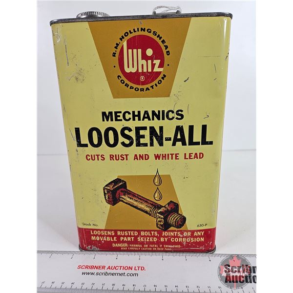 Whiz Mechanics Loosen-All Tin (10"H x 6-1/4"W x 4"D)