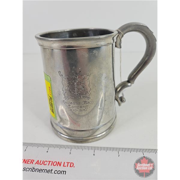 Hudson's Bay Company Beer Stein 1970 (Pewter) (4-3/4"H)