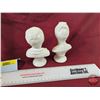Image 2 : Porcelain Busts : Boy & Girl (5-1/4"H)