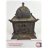 Image 1 : Antique Cast Iron Mechanical Mosque Bank (Working) (Consignor Tag : c.1890) (7"H x 6-1/4"W x 6-1/4"D