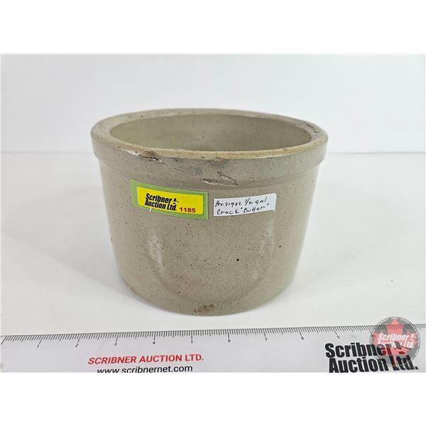 Half Gallon Butter Crock (5"H x 7-1/4"Dia)
