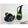 Image 1 : BMP Combo (2): Swan Dish & Pitcher (Pitcher 7-1/4"H)
