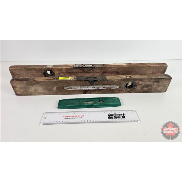 Antique Levels (3) (Longest 28"L)