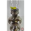 Image 2 : Coal Oil Lamp : Aladdin Model No. 6 (Nickel Plated Base) (Total Measures with Chimney : 23-1/2"H)