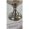 Image 4 : Coal Oil Lamp : Aladdin Model No. 6 (Nickel Plated Base) (Total Measures with Chimney : 23-1/2"H)